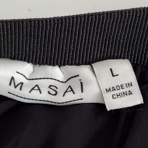 Masai Tulle Midi Skirt Sienna Size L Embroidered Dots Tiered Demure Whimsigoth - Picture 10 of 11